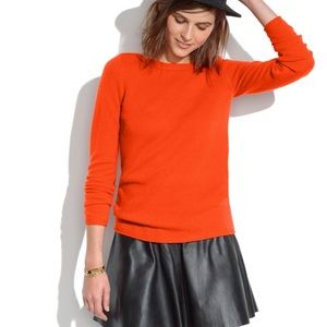 Madewell Burt Orange Sweater